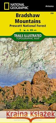 Bradshaw Mountains Map [Prescott National Forest] National Geographic Maps 9781566955171 Not Avail - książka