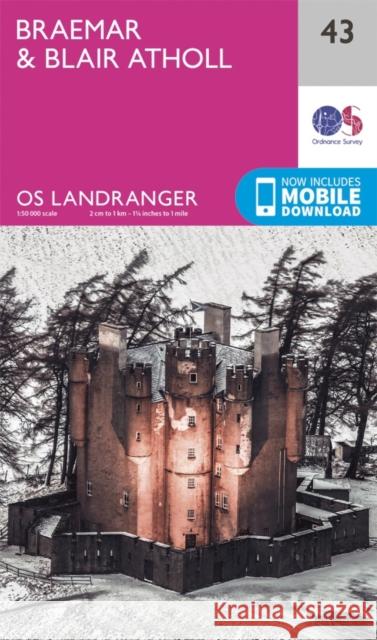 Braemar & Blair Atholl Ordnance Survey 9780319261415 Ordnance Survey - książka