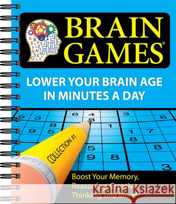 Brain Games #1: Lower Your Brain Age in Minutes a Day (Variety Puzzles): Volume 1 Publications International Ltd 9781412714501 On Track Financial Serv - książka
