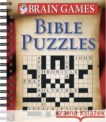 Brain Games - Bible Puzzles (Includes a Variety of Puzzle Types) Publications International Ltd 9781605531571 On Track Financial Serv - książka