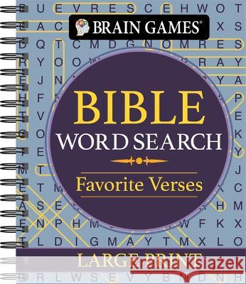 Brain Games - Bible Word Search: Favorite Verses - Large Print Publications International Ltd           Brain Games 9781639382033 Publications International, Ltd. - książka