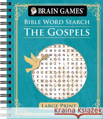 Brain Games - Bible Word Search: The Gospels - Large Print Publications International Ltd 9781639384938 Publications International, Ltd. - książka