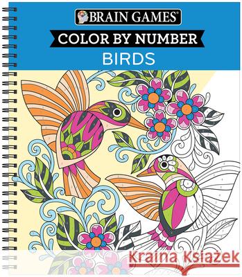 Brain Games - Color by Number: Birds New Seasons 9781645584346 Publications International, Ltd. - książka