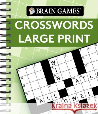 Brain Games - Crosswords Large Print (Green) Publications International Ltd 9781640308145 Publications International, Ltd. - książka