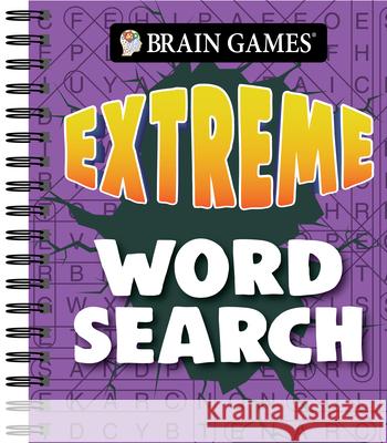 Brain Games - Extreme Word Search (Purple) Publications International Ltd 9781645586265 Publications International, Ltd. - książka