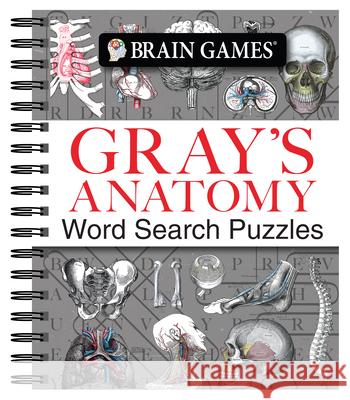 Brain Games - Gray's Anatomy Word Search Puzzles Brain Games                              Publications International Ltd 9781645584834 Publications International, Ltd. - książka