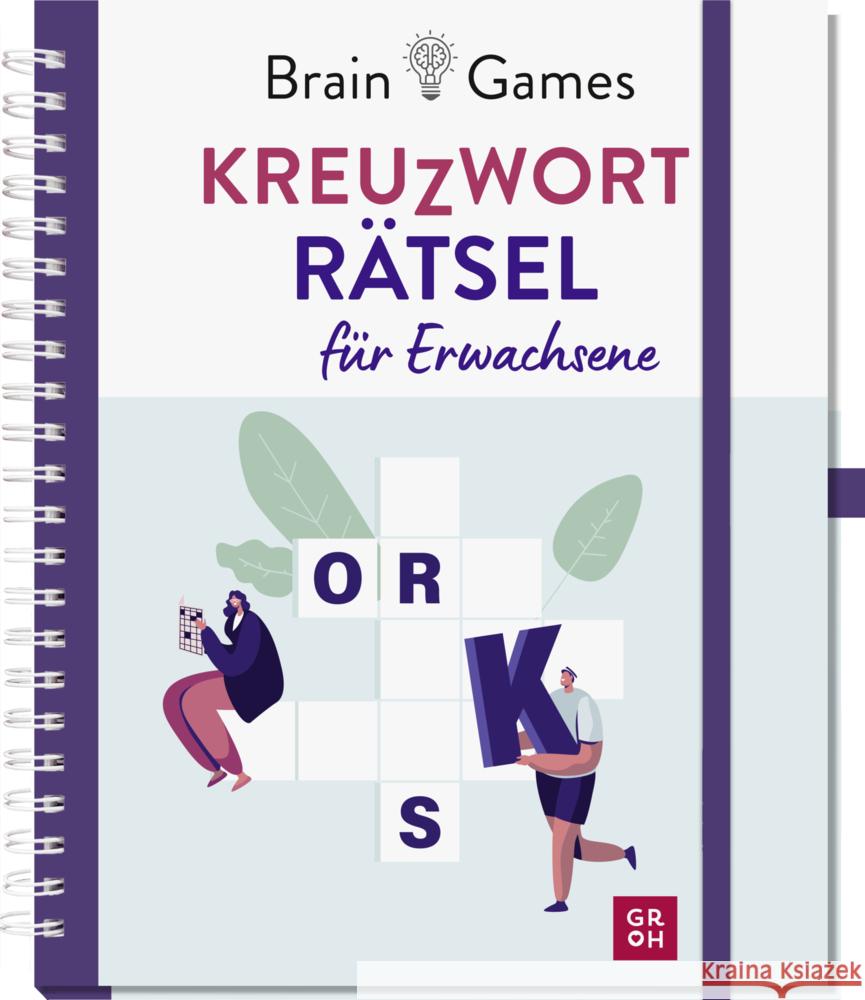 Brain Games - Kreuzworträtsel für Erwachsene Simon, Martin 9783848501694 Groh Verlag - książka