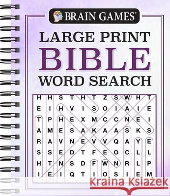 Brain Games - Large Print Bible Word Search Publications International Ltd 9781640308466 Publications International, Ltd. - książka