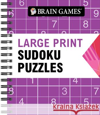 Brain Games - Large Print Sudoku Puzzles (Arrow) Publications International Ltd           Brain Games 9781639380756 Publications International, Ltd. - książka