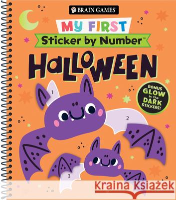 Brain Games - My First Sticker by Number: Halloween Publications International Ltd           New Seasons                              Brain Games 9781639388271 Publications International, Ltd. - książka