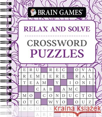 Brain Games - Relax and Solve: Crossword Puzzles (Pattern Cover) Publications International Ltd           Brain Games 9781639387878 Publications International, Ltd. - książka