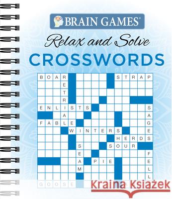 Brain Games - Relax and Solve: Crosswords (Blue) Publications International Ltd 9781680227826 Publications International, Ltd. - książka