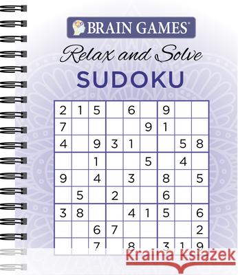 Brain Games - Relax and Solve: Sudoku (Purple) Publications International Ltd 9781680227833 Publications International, Ltd. - książka