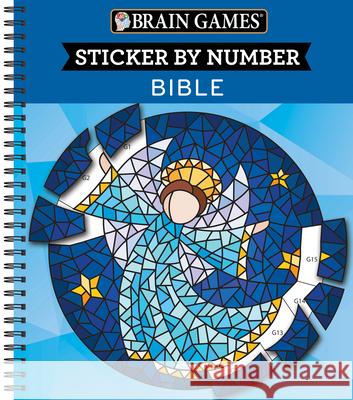 Brain Games - Sticker by Number: Bible (28 Images to Sticker) Publications International Ltd 9781640306936 Publications International, Ltd. - książka