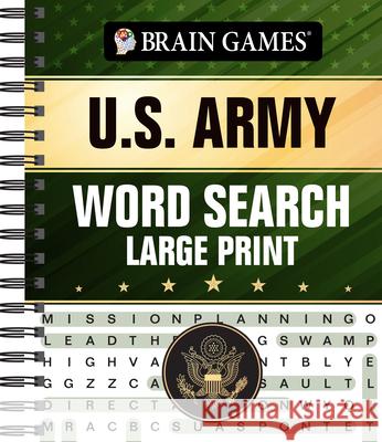 Brain Games - U.S. Army Word Search - Large Print Publications International Ltd           Brain Games 9781639389261 Publications International, Ltd. - książka