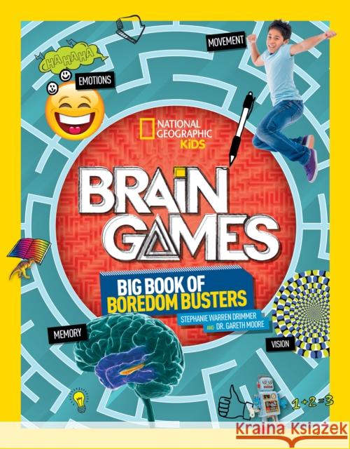 Brain Games: Big Book of Boredom Busters Drimmer, Stephanie 9781426330179 National Geographic Society - książka