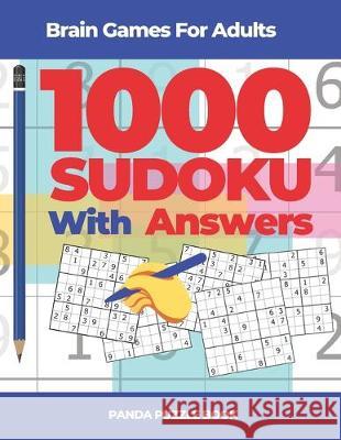 Brain Games For Adults - 1000 Sudoku With Answers: Brain Teaser Puzzles Panda Puzzle Book 9781673813005 Independently Published - książka