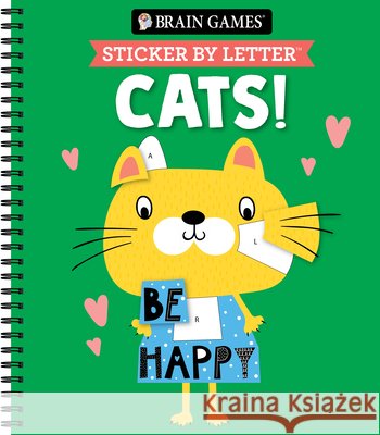 Brain Games - Sticker by Letter: Cats! Publications International Ltd           New Seasons                              Brain Games 9781639388219 Publications International, Ltd. - książka