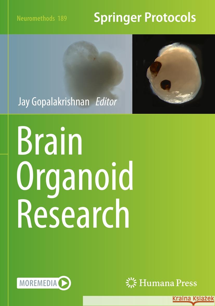 Brain Organoid Research  9781071627228 Springer US - książka