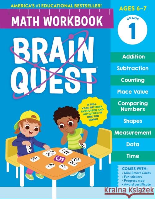 Brain Quest Math Workbook: 1st Grade Workman Publishing 9781523524228 Workman Publishing - książka