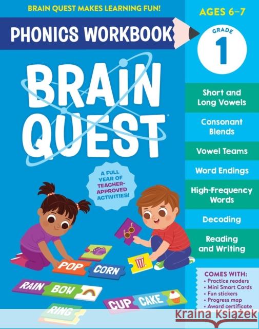 Brain Quest Phonics Workbook: Grade 1 Workman Publishing 9781523527908 Workman Publishing - książka