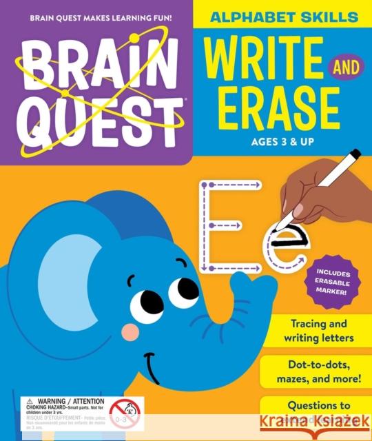 Brain Quest Write and Erase: Alphabet Skills Workman Publishing 9781523533176 Workman Kids - książka