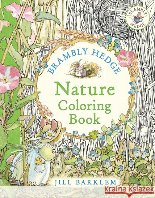 Brambly Hedge: Nature Coloring Book Jill Barklem 9780008719272 HarperCollins Publishers - książka
