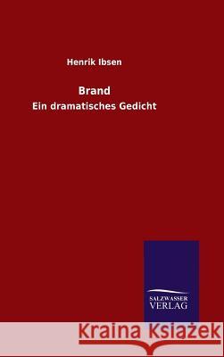 Brand Henrik Ibsen 9783846074022 Salzwasser-Verlag Gmbh - książka
