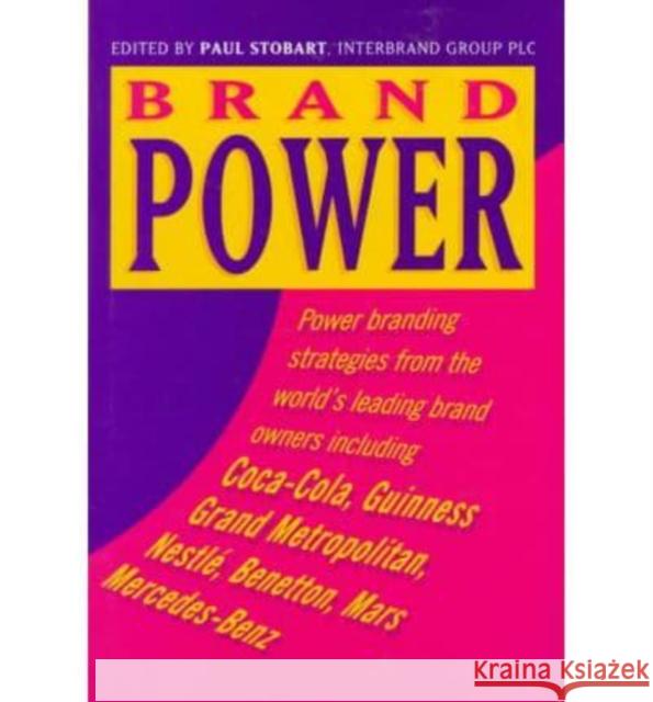 Brand Power Paul Stobart Paul Stobart 9780814779651 New York University Press - książka
