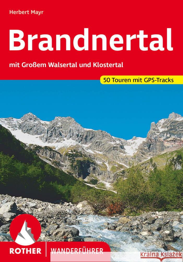 Brandnertal Mayr, Herbert 9783763347247 Bergverlag Rother - książka