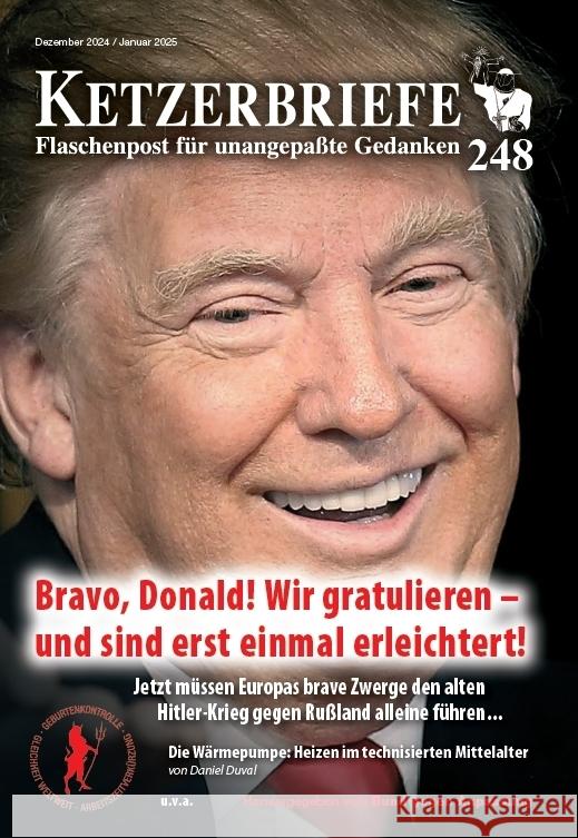Bravo, Donald! Wir gratulieren - und sind erst einmal erleichtert! Duval, Daniel, Hoevels, Fritz Erik, Steinbach, Kerstin 9783894843113 Ahriman-Verlag - książka