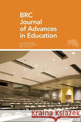 Brc Journal of Advances in Education Volume 2, Number 1 Paul Richardson 9781621962182 Cambria Press - książka