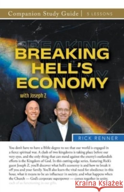 Breaking Hell's Economy Study Guide Rick Renner, Joseph Z 9781667503738 Harrison House - książka