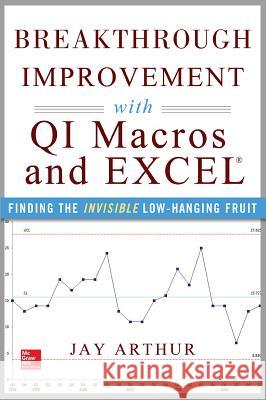 Breakthrough Improvement with QI Macros and Excel: Finding the Invisible Low-Hanging Fruit Arthur Jay 9780071822831 McGraw-Hill Professional Publishing - książka