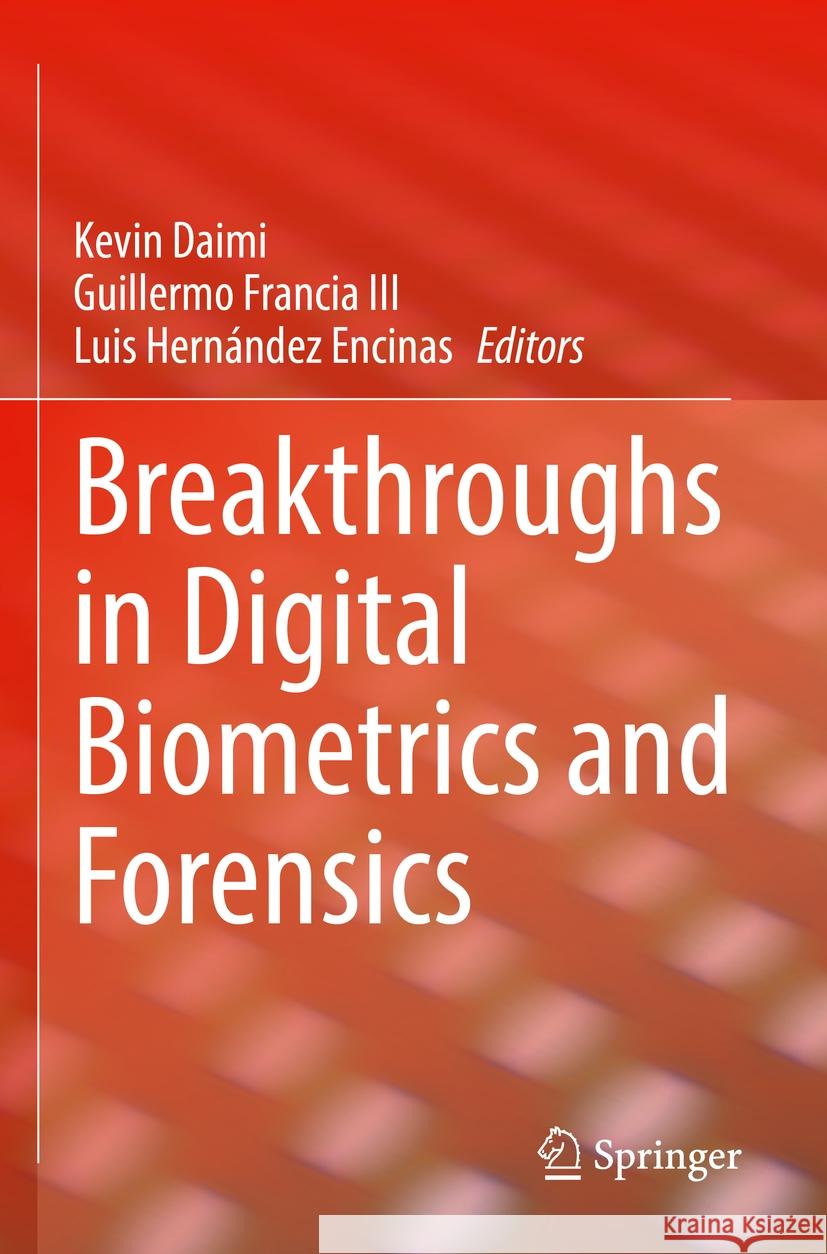 Breakthroughs in Digital Biometrics and Forensics  9783031107085 Springer International Publishing - książka