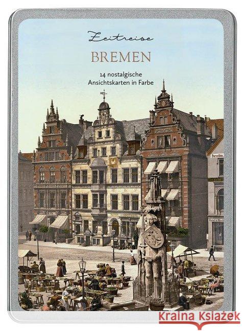 Bremen : 14 nostalgische Ansichtskarten in Farbe  4251517502785 Paper Moon - książka