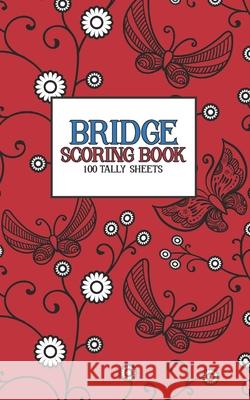 Bridge Scoring Book: 100 Tally Sheets Feather Press Books 9781679196751 Independently Published - książka