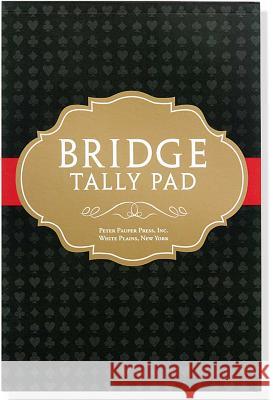 Bridge Tally Pad Peter Pauper Press 9781441314239 Peter Pauper Press - książka