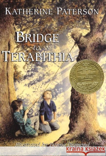 Bridge to Terabithia Katherine Paterson Donna Diamond 9780690013597 HarperCollins Publishers - książka