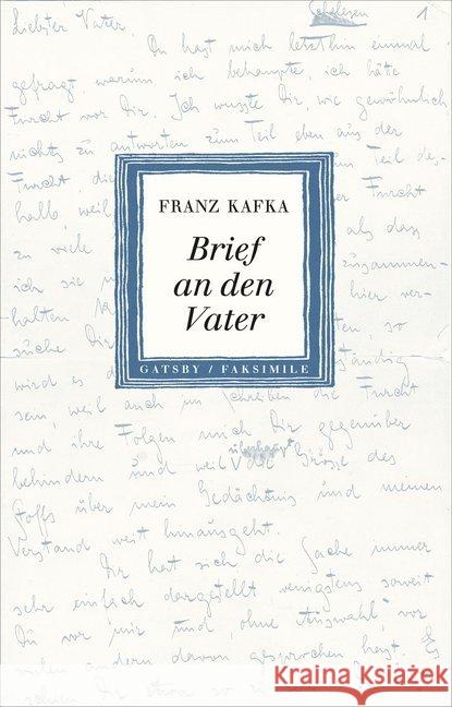 Brief an den Vater : Faksimile im Originalformat und Transkription Kafka, Franz 9783311230007 Kampa Verlag - książka