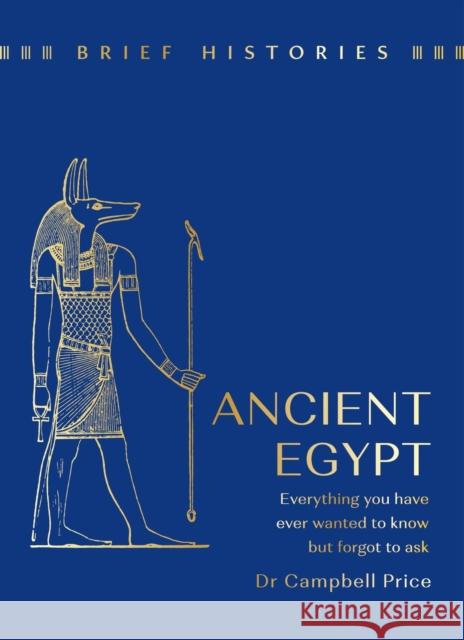 Brief Histories: Ancient Egypt: The perfect stocking filler for history buffs Dr Campbell Price 9781399622585 Orion Publishing Co - książka