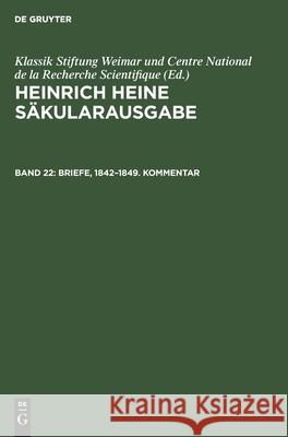 Briefe, 1842-1849. Kommentar Fritz H Eisner, Christa Stöcker, No Contributor 9783112477755 De Gruyter - książka