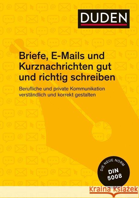 Briefe, E-Mails und Kurznachrichten gut und richtig schreiben Stephan, Ingrid 9783411743049 Duden - książka