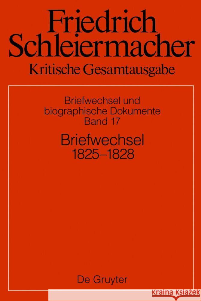 Briefwechsel 1825-1828: Briefe 5774-6388 Simon Gerber Friederike Koch Sarah Schmidt 9783112205501 de Gruyter - książka