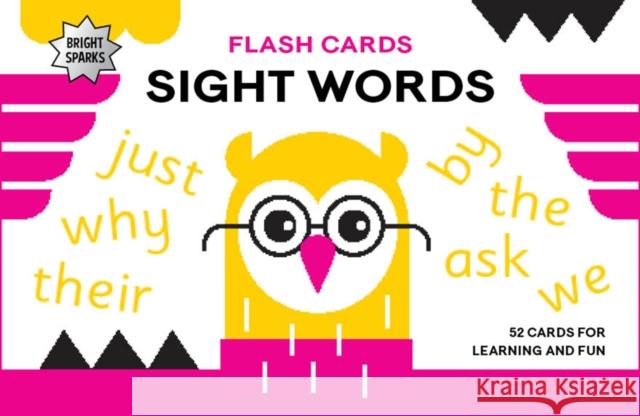 Bright Sparks Flash Cards - Sight Words DOMINIKA LIPNIEWSKA 9781787080881 Button Books - książka