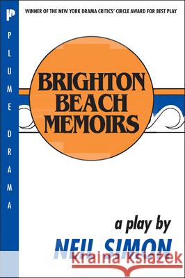 Brighton Beach Memoirs Neil Simon 9780452275287 Plume Books - książka