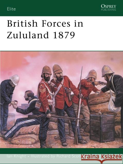 British Forces in Zululand, 1879 Ian Knight Rick Scollins Richard Scollins 9781855321090 Osprey Publishing (UK) - książka