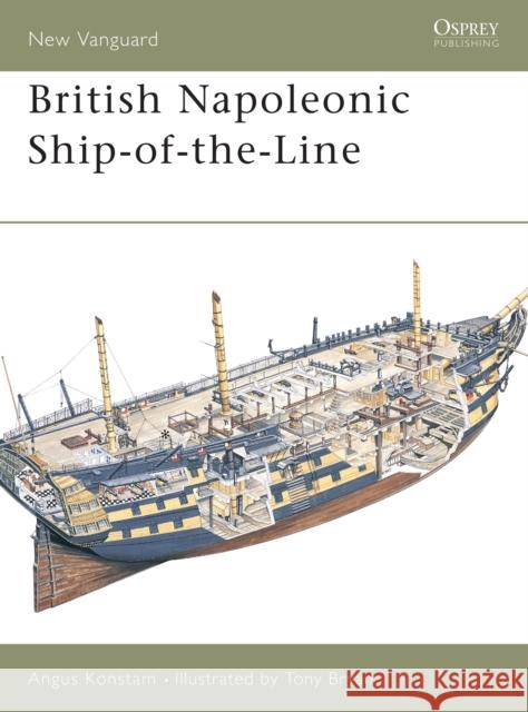 British Napoleonic Ship-of-the-Line Angus Konstam 9781841763088 Osprey Publishing (UK) - książka