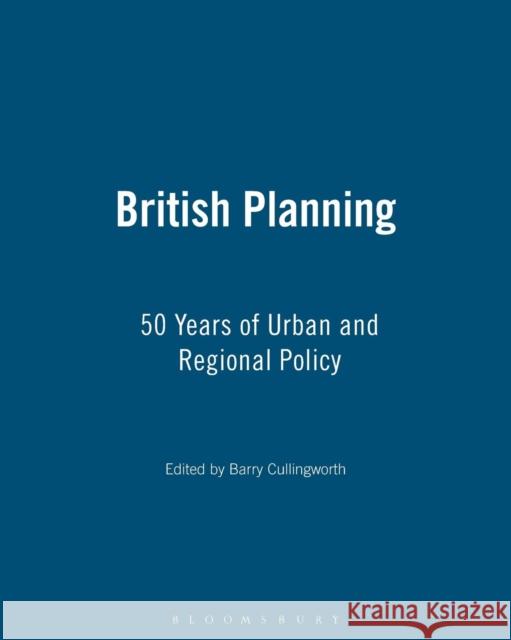 British Planning Cullingworth, Barry 9780485006049 Athlone Press - książka