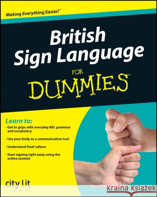 British Sign Language For Dummies   9780470694770 John Wiley & Sons Inc - książka